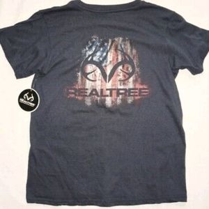 RealTree  Men's Navy Blue Hunting Shirt L